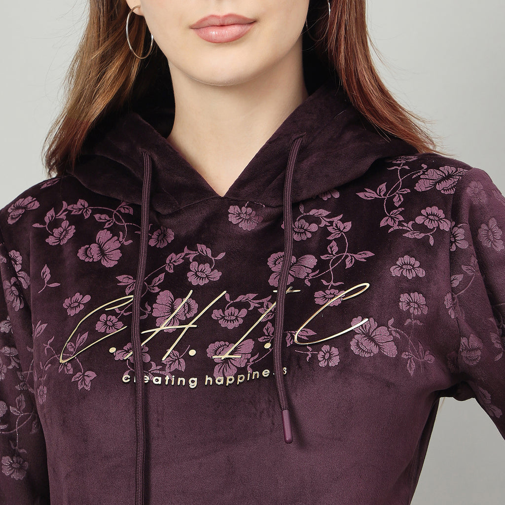 Duke Urban Women Hooded Regular Sweatshirt (LFX971)