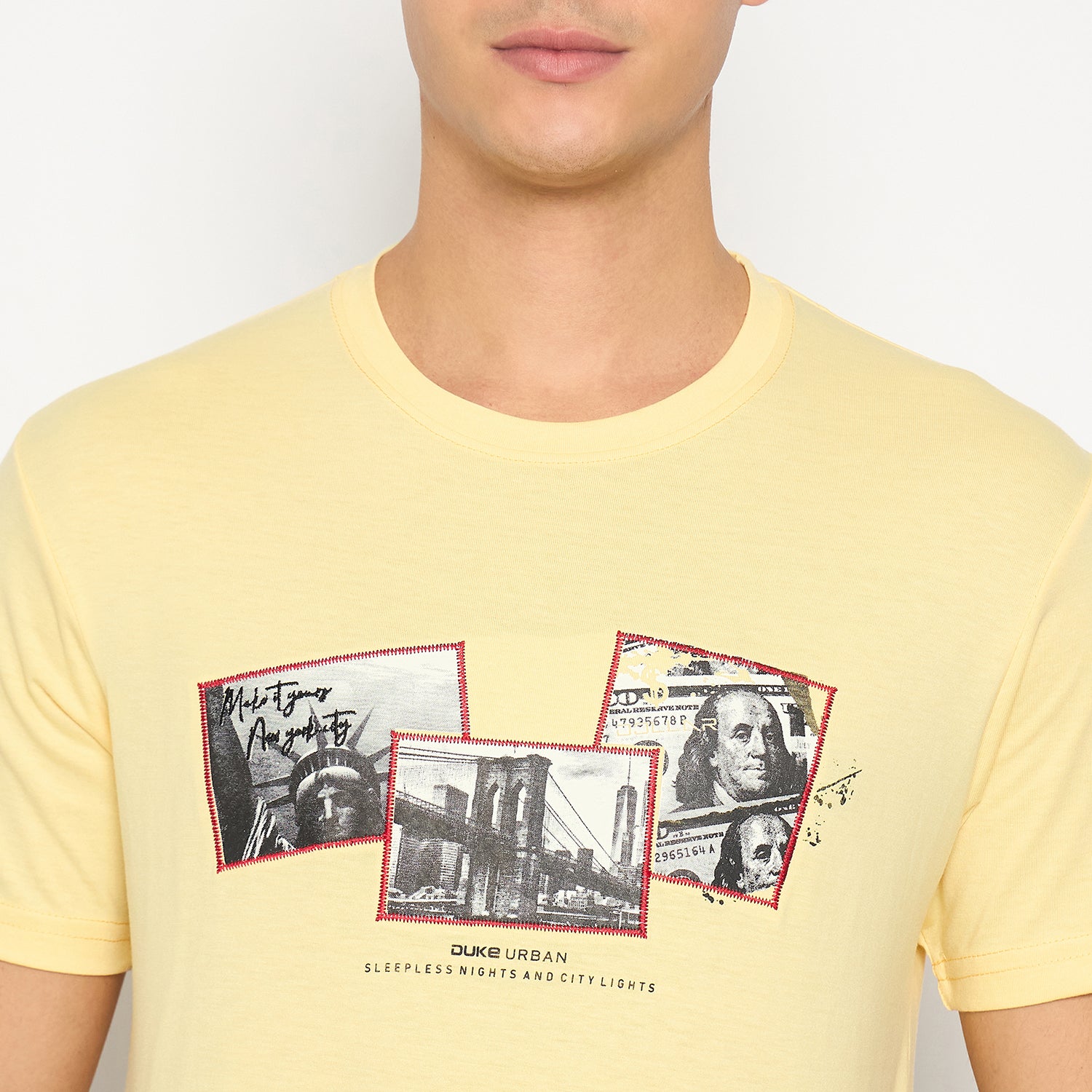 Duke Urban Men Half Sleeve Cotton T-shirt (ONLF301)
