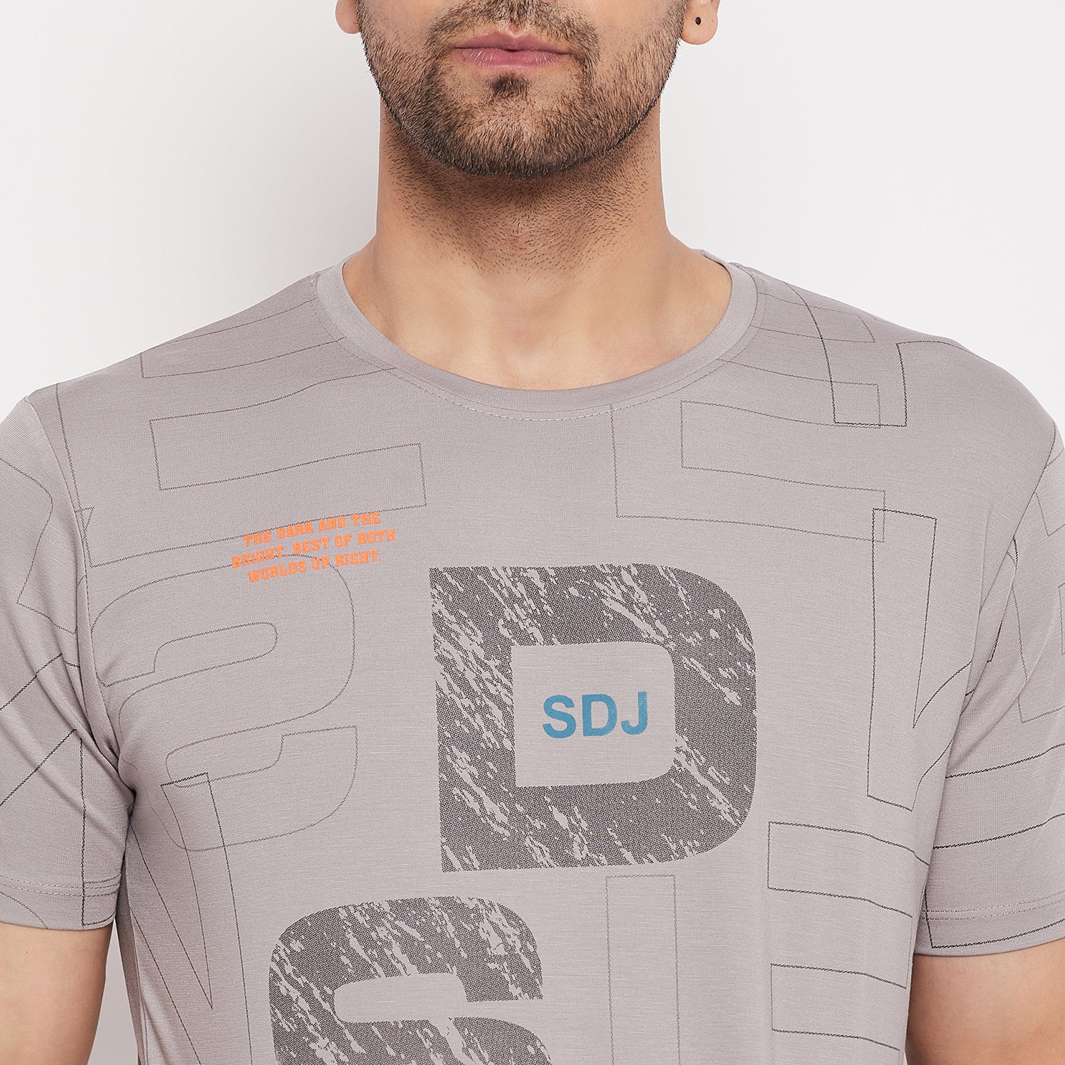 Duke Stardust Men Round Neck Half Sleeve Cotton T-shirt (LF5756)