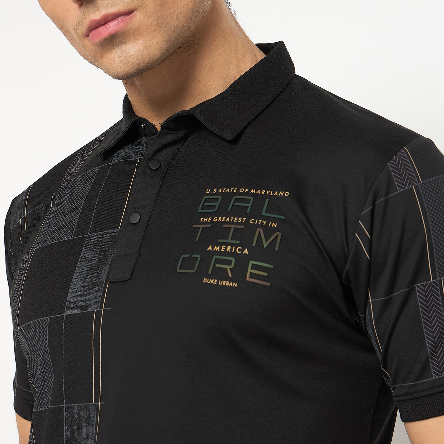 Duke Urban Men Half Sleeve Cotton T-shirt (LF7176)
