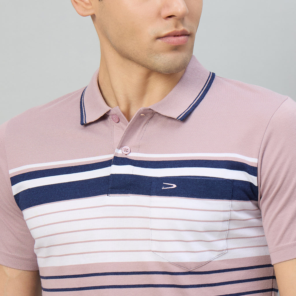 Duke Men Half Sleeve Cotton Regualr Fit Casual T-shirt (MLF1178)
