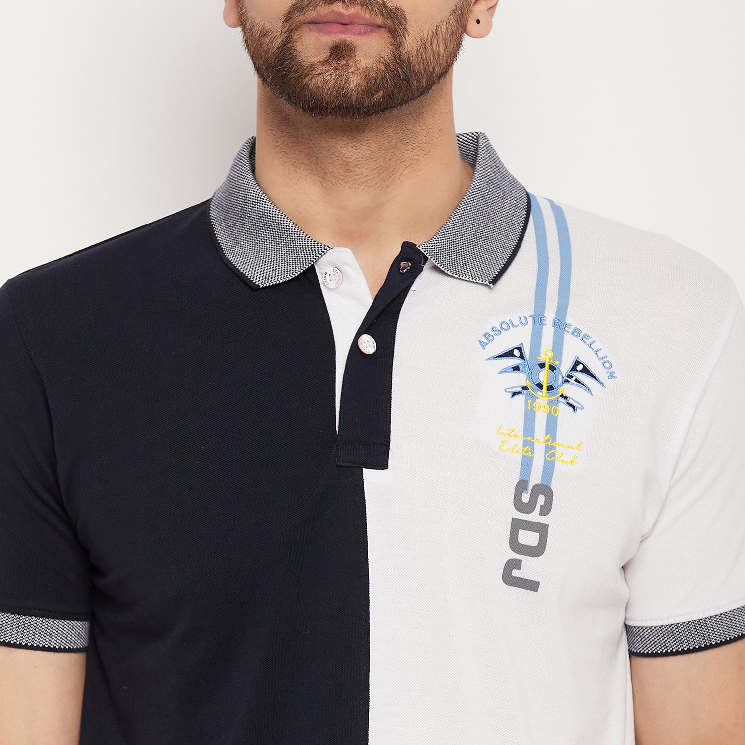 Duke Stardust Men Half Sleeve Cotton T-shirt (LF5853)