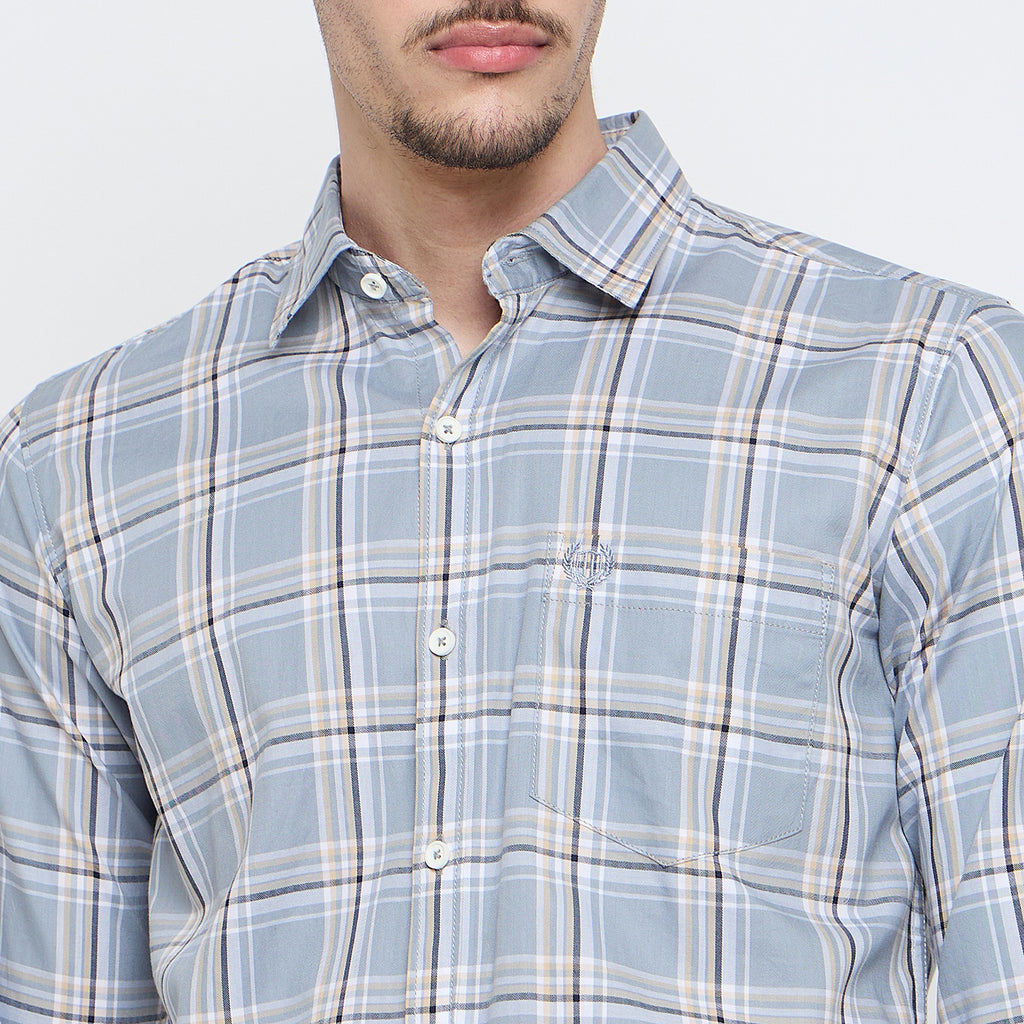 Duke Urban Men Full Sleeve Cotton Shirt (SDO6CHC)