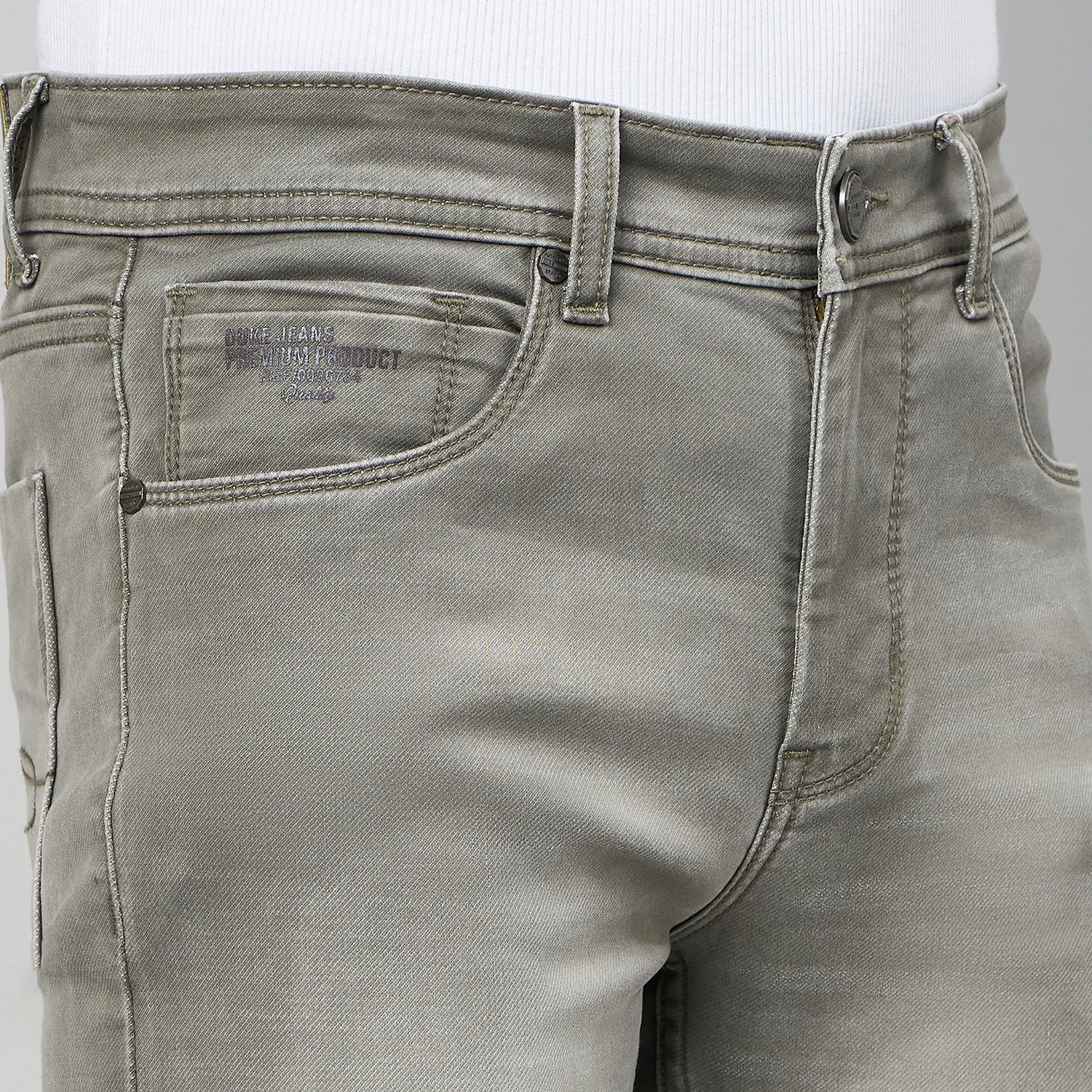 Duke Men Narrow Fit Stretchable Jeans (SDD5999N)