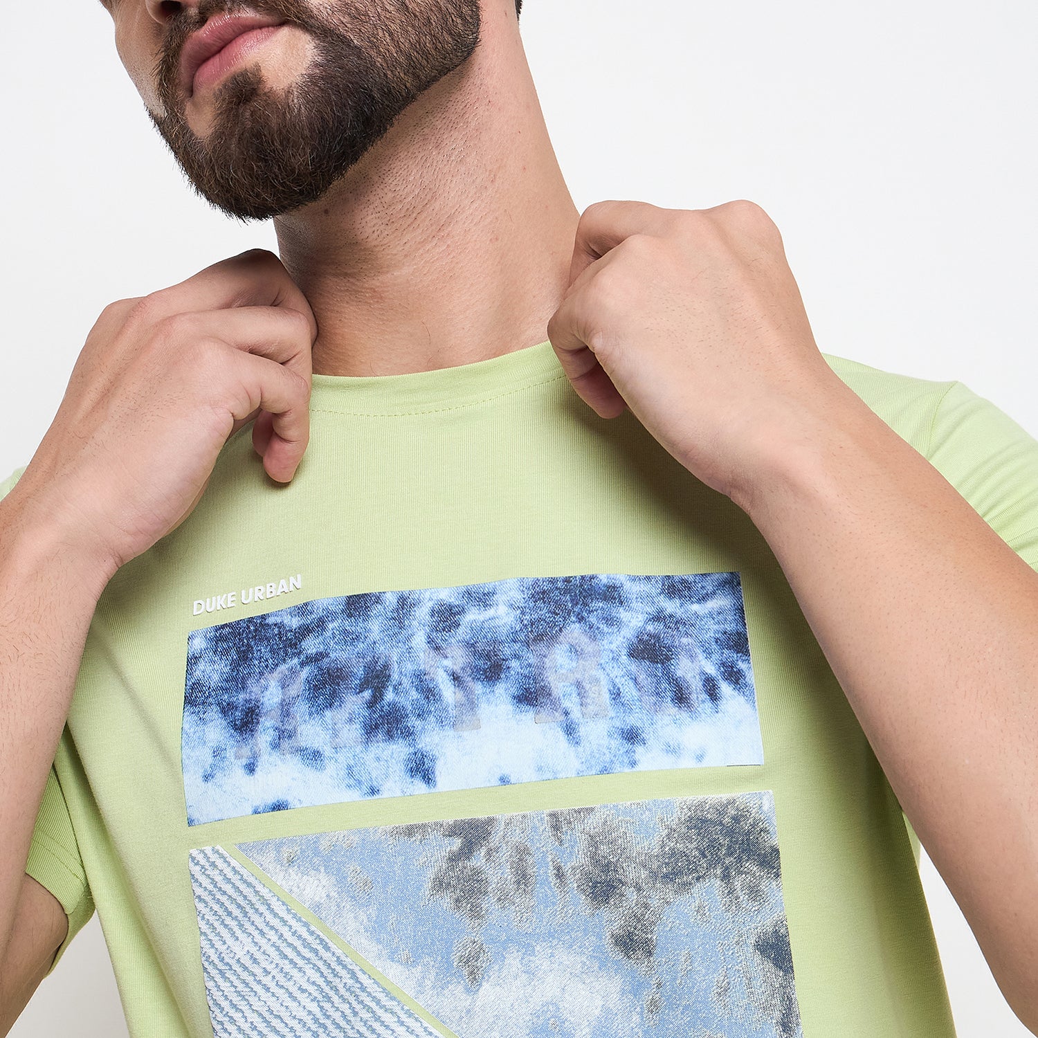 Duke Urban Men Half Sleeve Cotton Tshirt (LF7232)