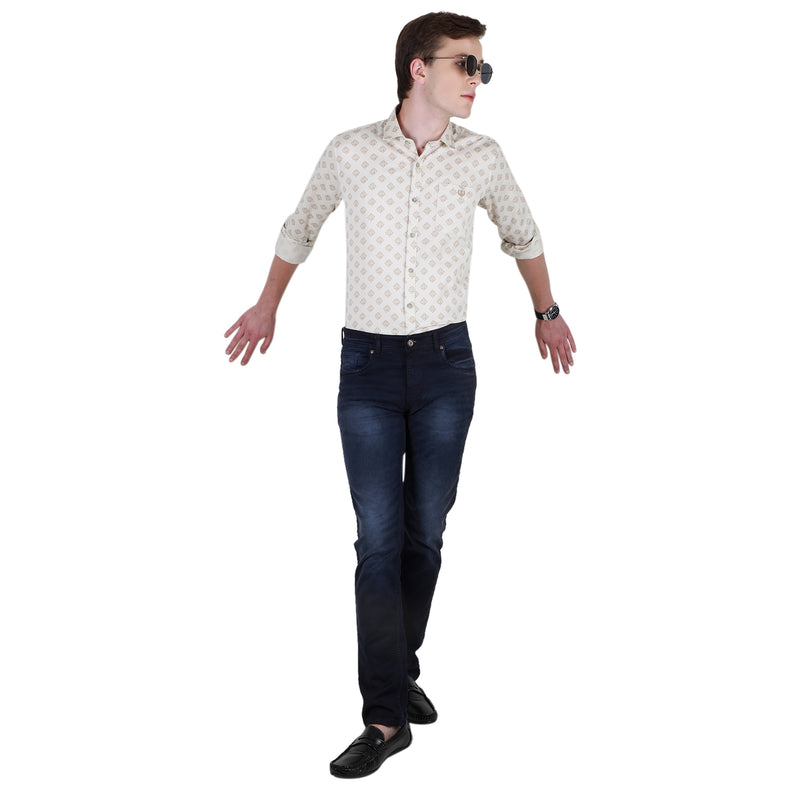 Duke Urban Men Full Sleeve Cotton Shirt (SDO3PRTB)