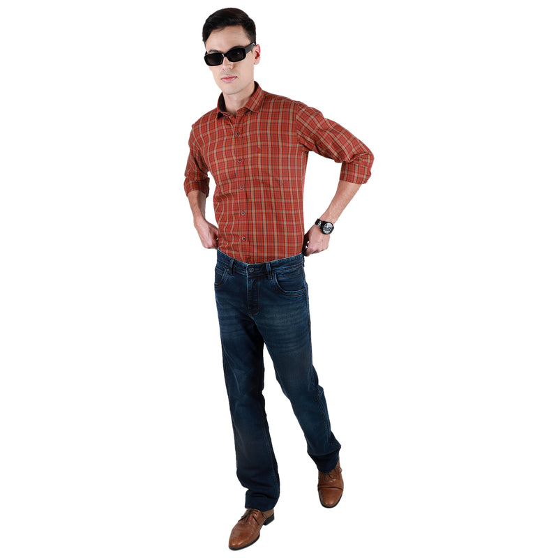 Duke Urban Men Full Sleeve Cotton Shirt (SDO8CKTY)