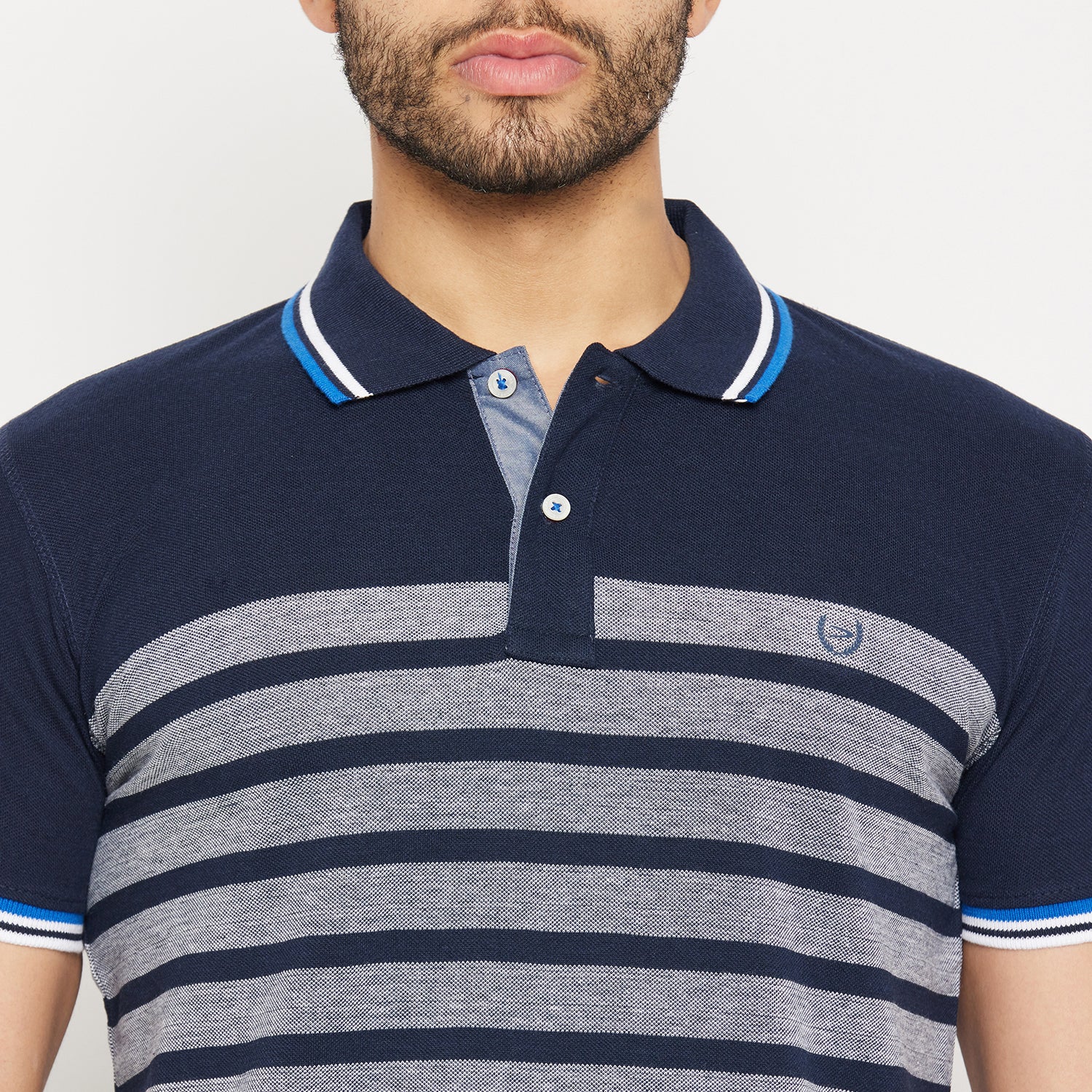 Duke Stardust Men Half Sleeve Polo Neck Cotton T-shirt (3994)