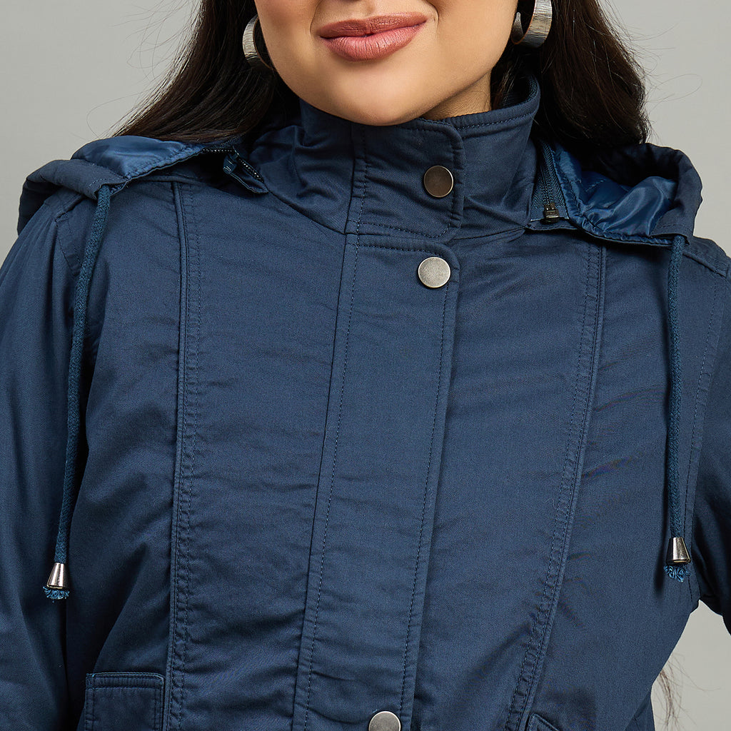 Duke Urban Women Short Style Full Sleeve Hooded Jacket (SDZ4153)