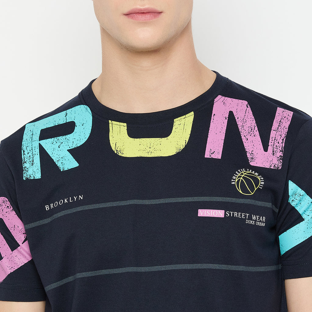 Duke Urban Men Half Sleeve Cotton Tshirt (LF7153)