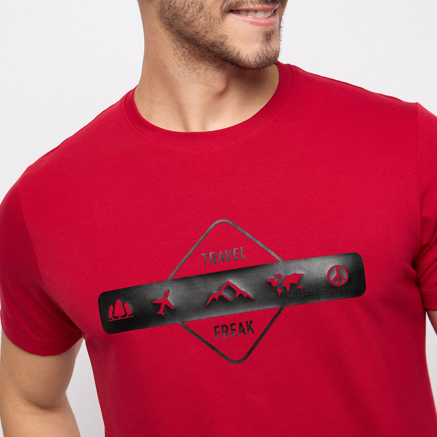 Duke Urban Men Half Sleeve Cotton T-shirt (LF7296)