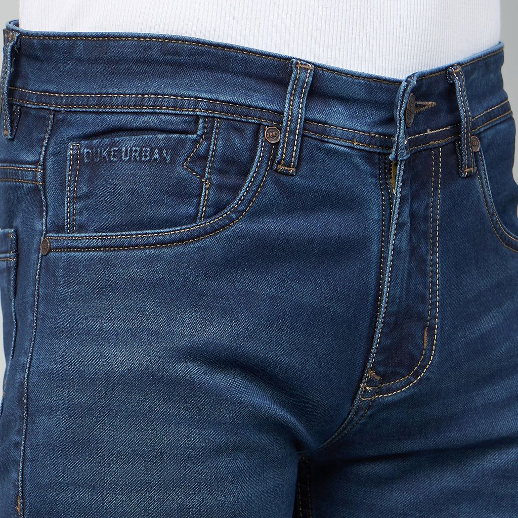 Duke Men Narrow Fit Stretchable Jeans (SDD9186N)