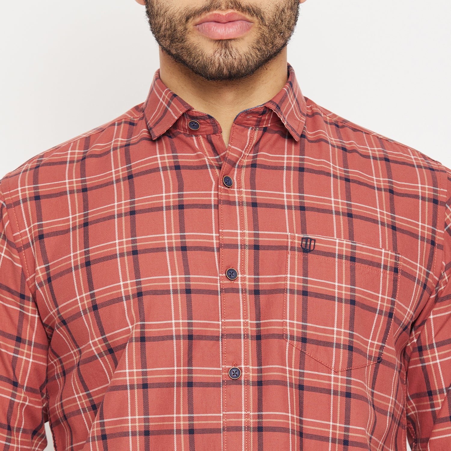 Duke Men Stardust Cotton Full Sleeve Shirt (SDO5CKTA)