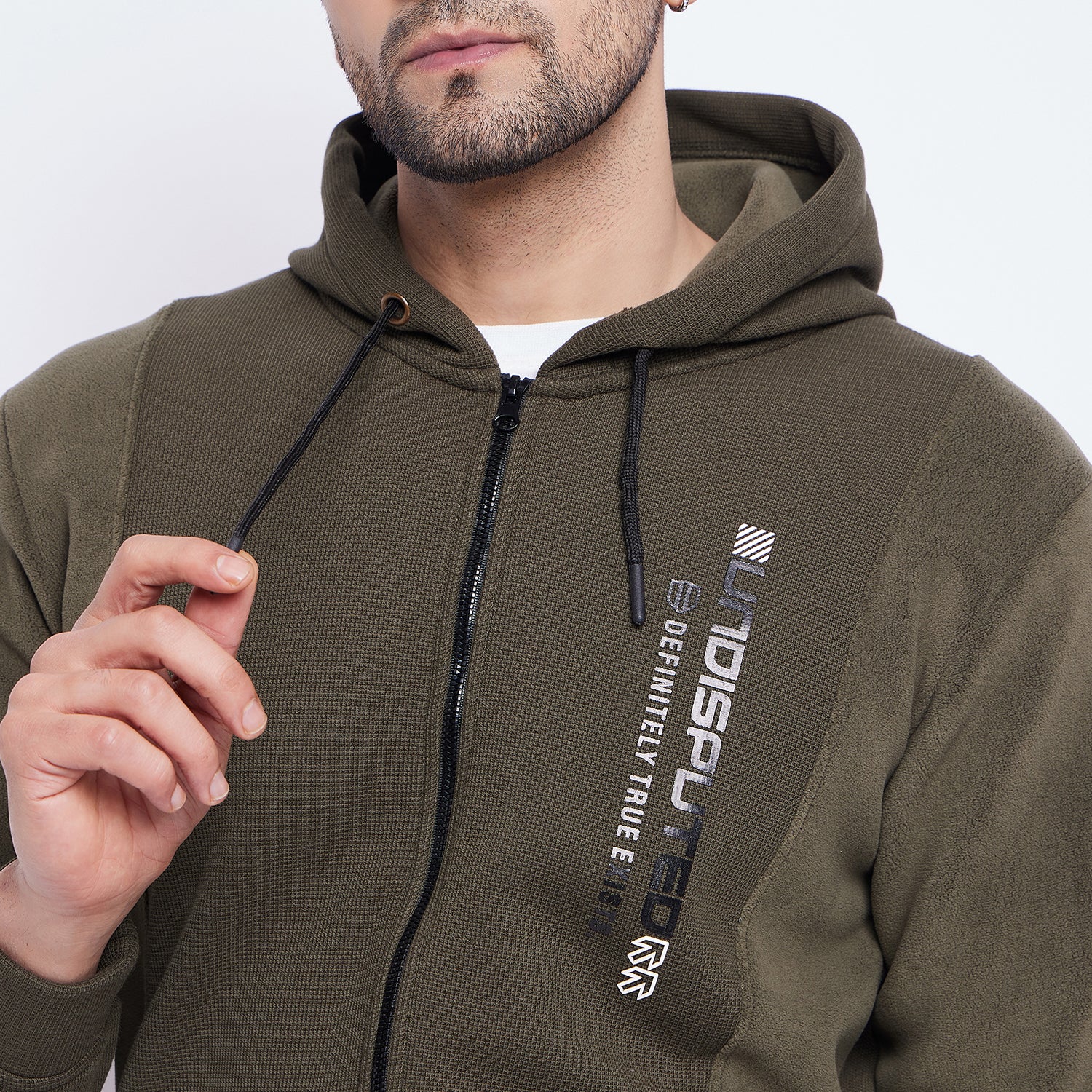 Duke Urban Men Zipper Hooded Sweatshirt (LF6320S)
