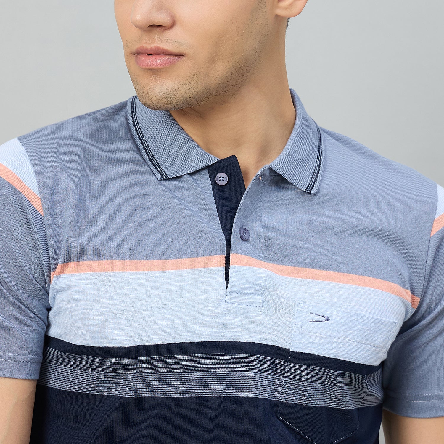 Duke Men Half Sleeve Cotton Regualr Fit Casual T-shirt (MLF1175)
