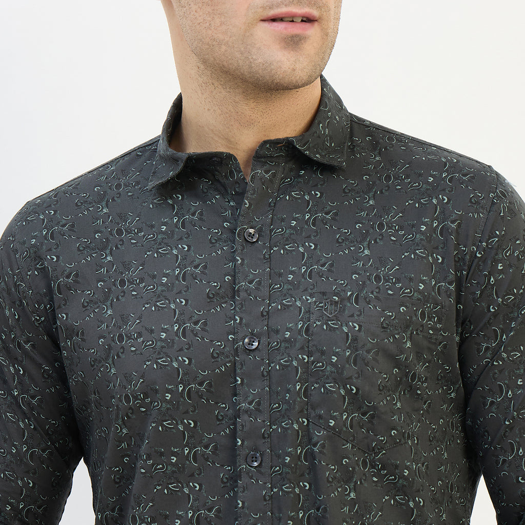 Duke Urban Men Full Sleeve Cotton Shirt (SDO8PRAN)