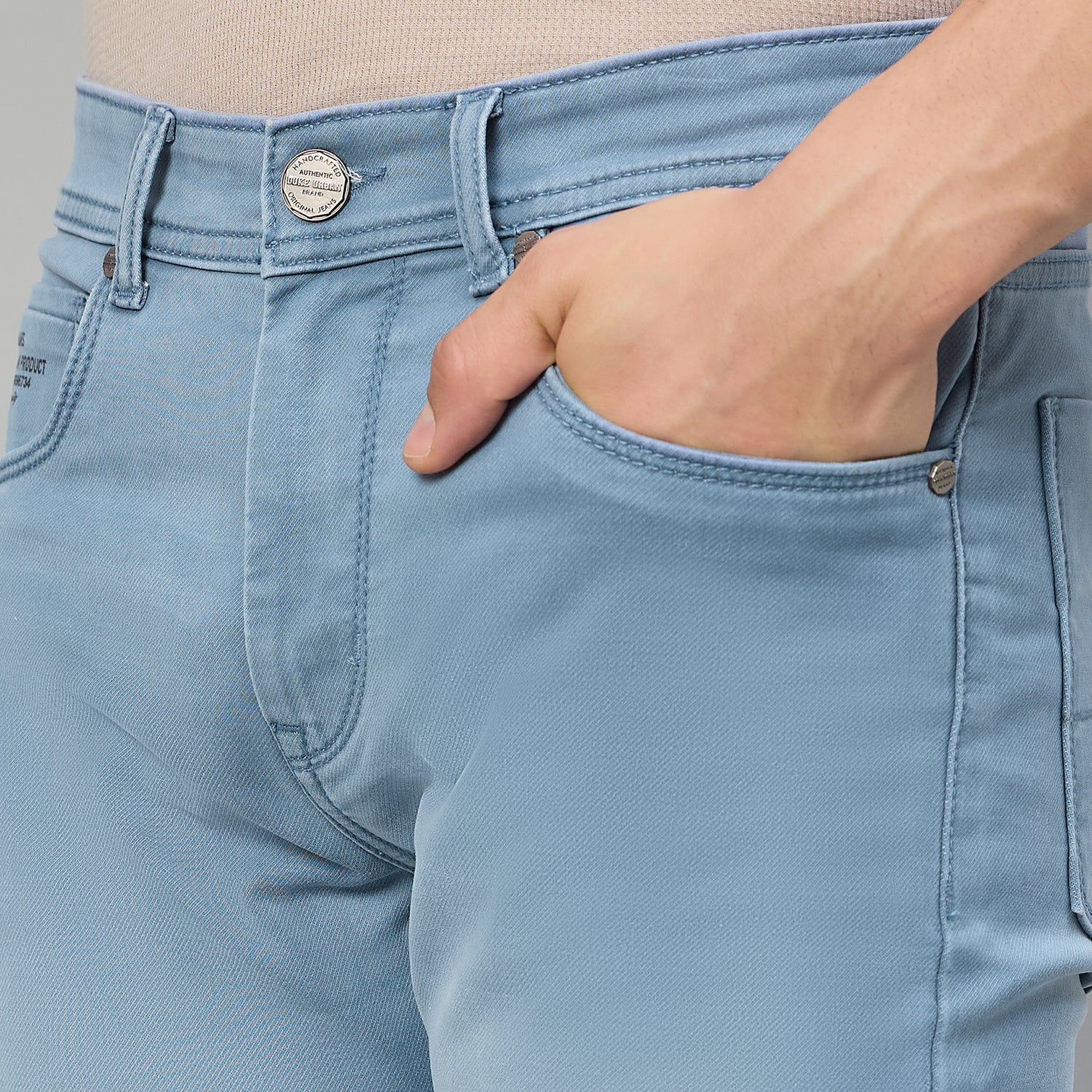 Duke Men Narrow Fit Stretchable Jeans (SDD5999N)