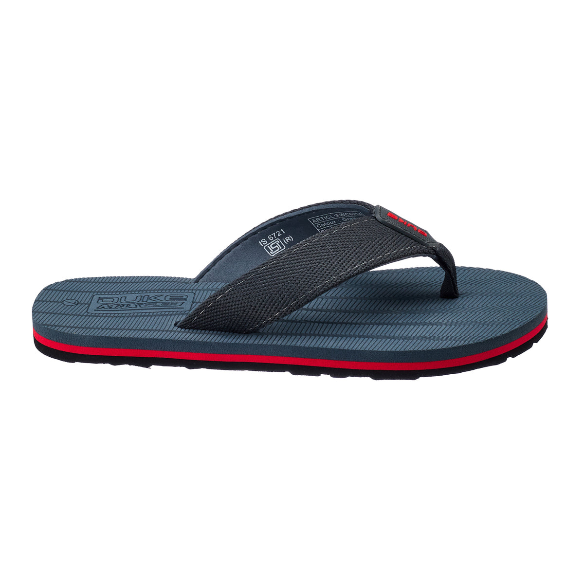 Duke Mens Shadowstride Flip-Flops (FWC6214)