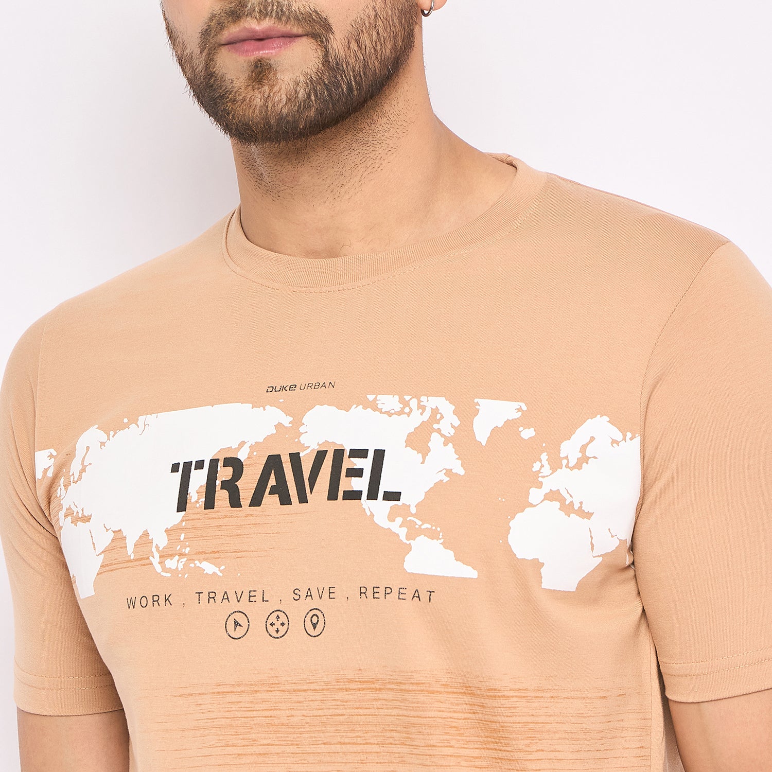 Duke Urban Men Half Sleeve Cotton T-shirt (ONLF291)