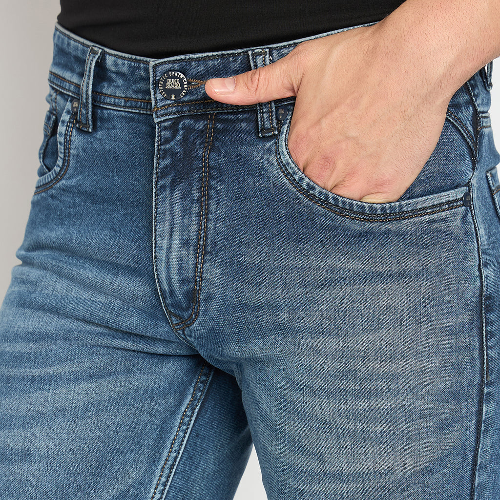 Duke Urban Men Comfort Fit Stretchable Jeans (SDD5720C)