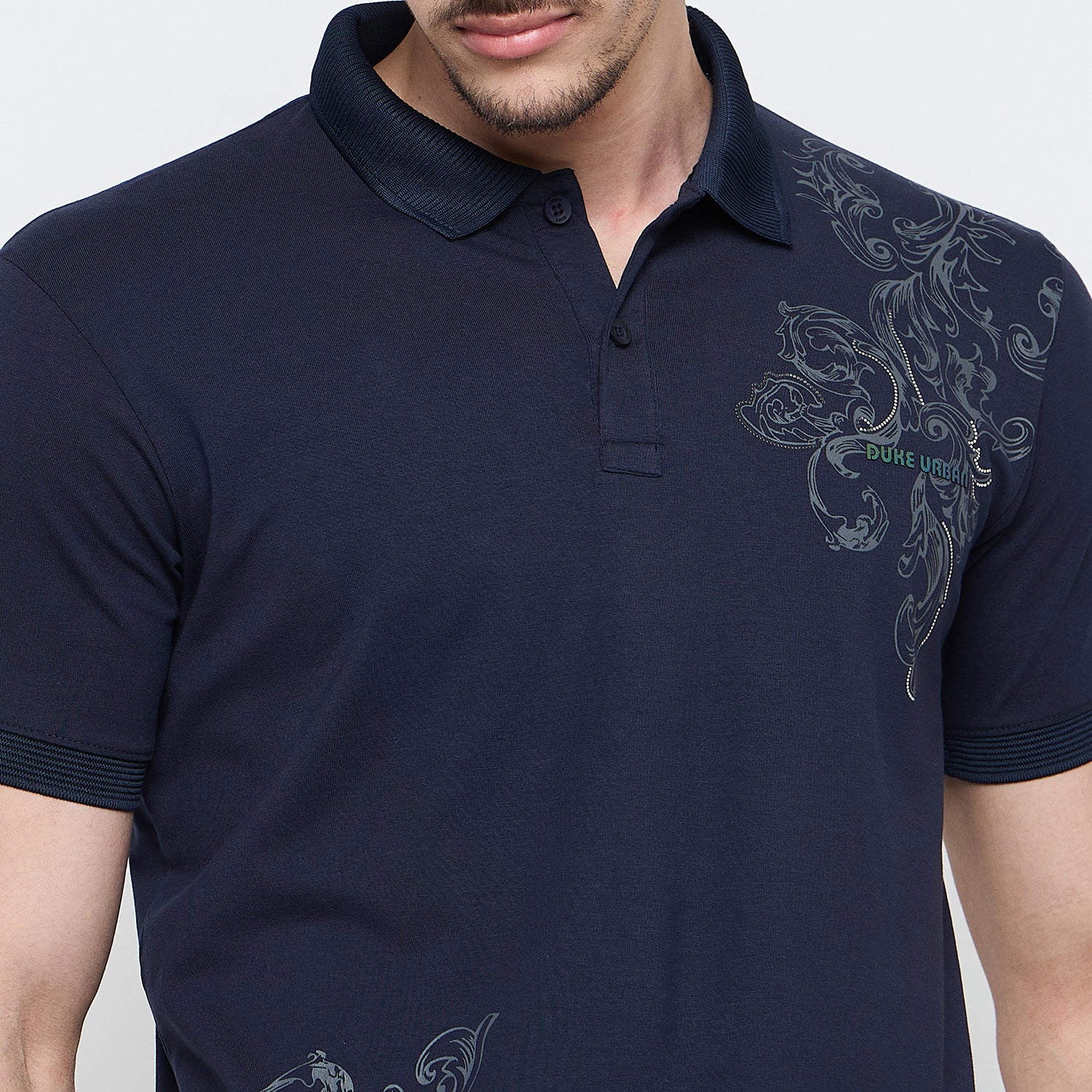 Duke Urban Men Half Sleeve Cotton Polo Tshirt (LF7306)