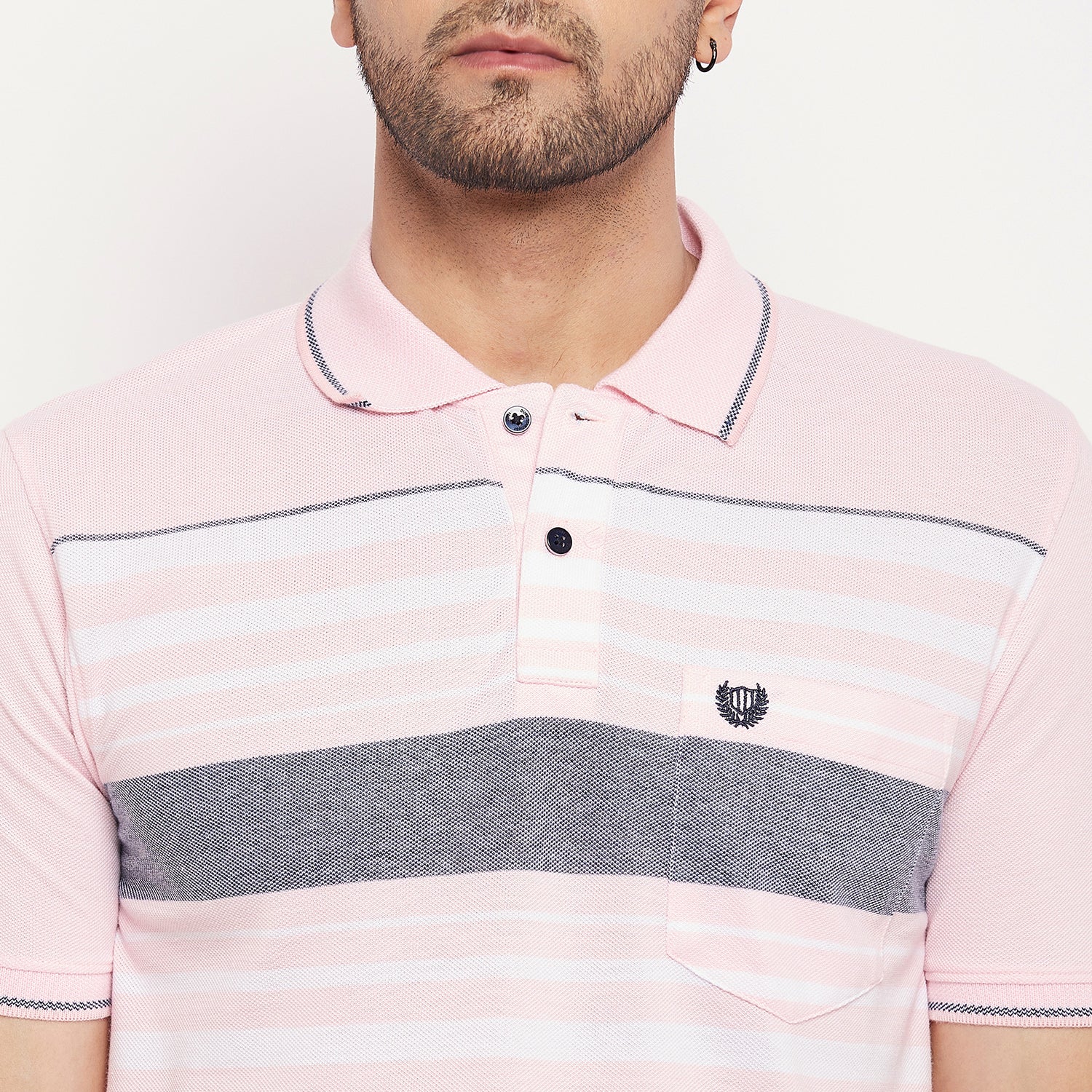 Duke Stardust Men Half Sleeve Polo Neck Cotton T-shirt (LF5880)