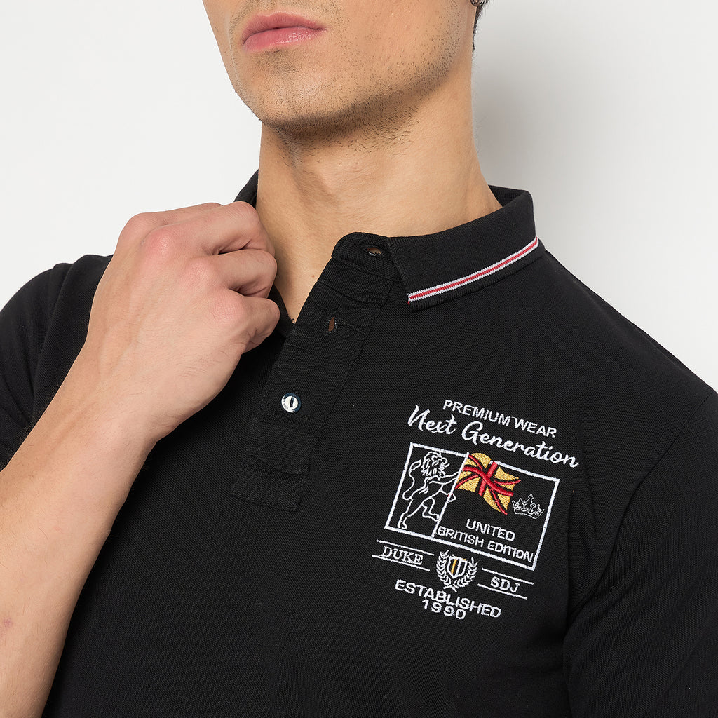 Duke Strardust Men Half Sleeve Cotton T-shirt (LF7043)