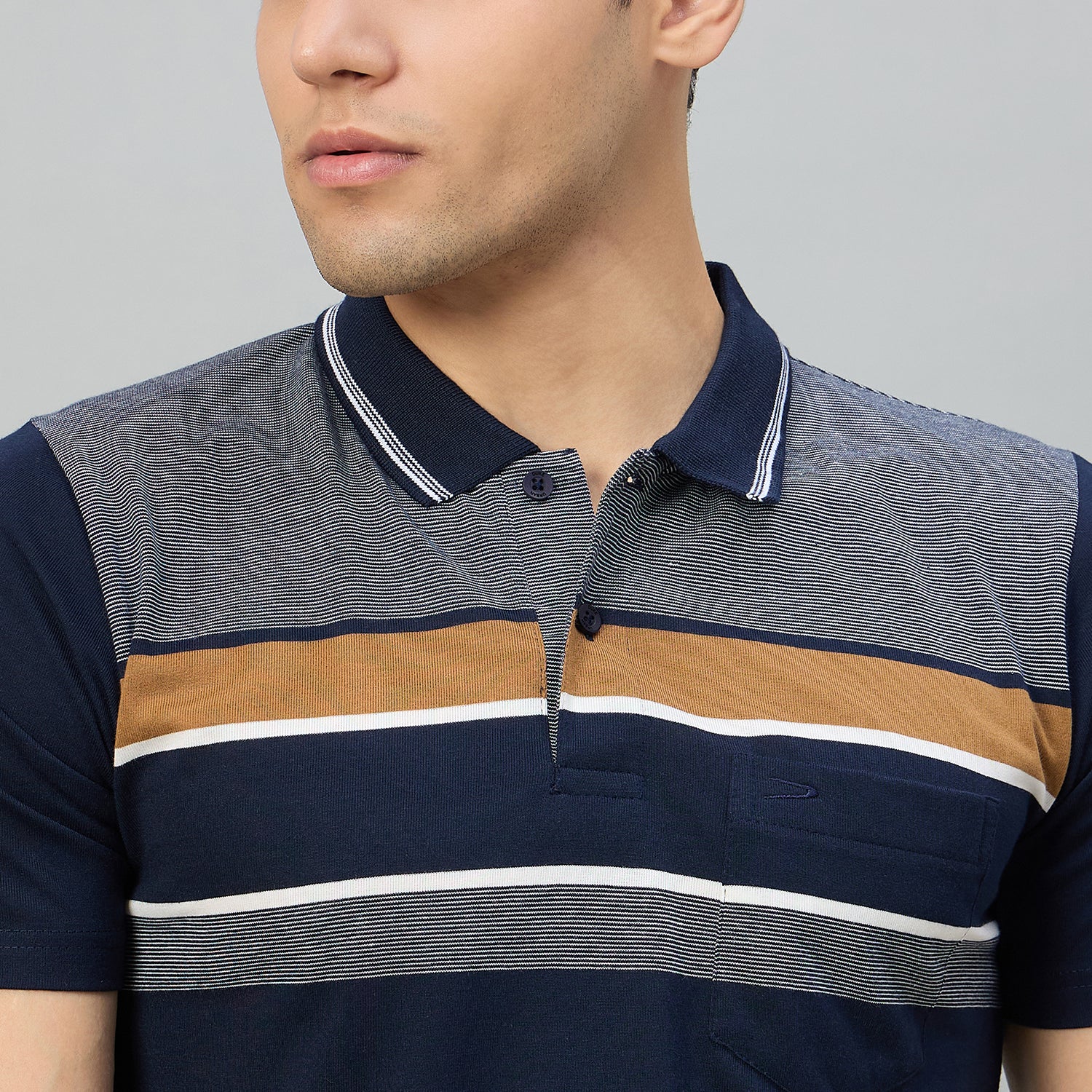 Duke Men Half Sleeve Cotton Regualr Fit Casual T-shirt (MLF1176)