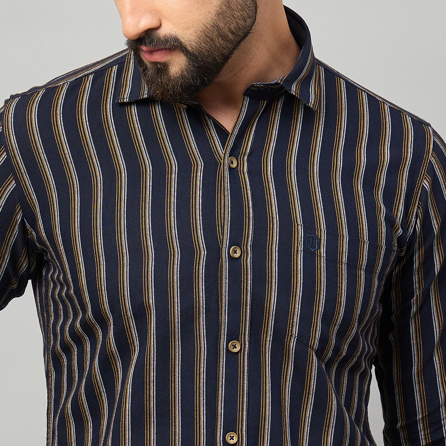 Duke Urban Men Full Sleeve Cotton Shirt (SDO8STOH)