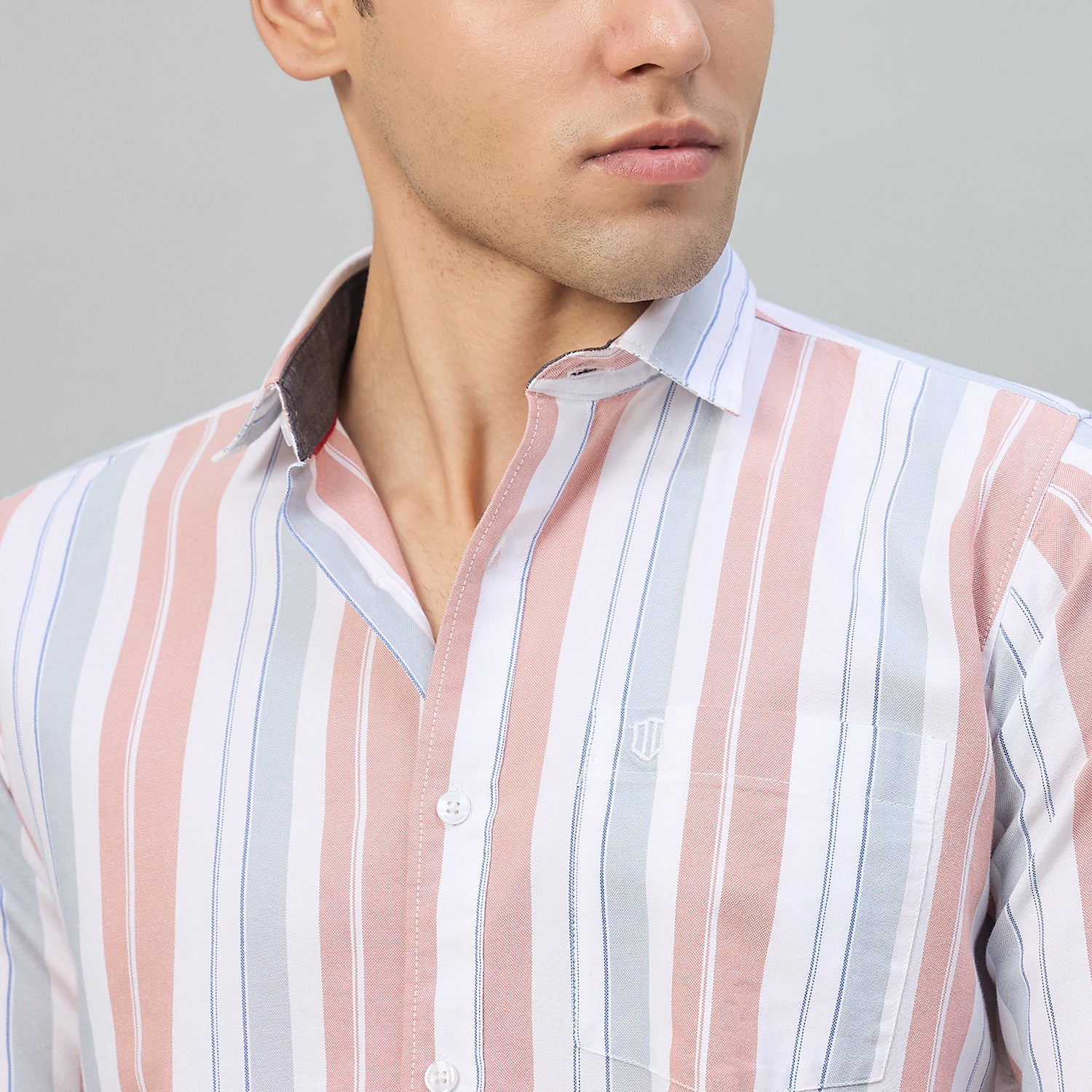 Duke Men Slim Fit Full Sleeve Short Style Cotton Shirt (SDO8STOT)