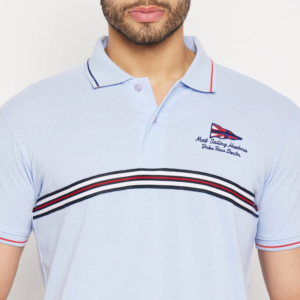 Duke Stardust Men Half Sleeve Polo Neck Cotton T-shirt (3934)