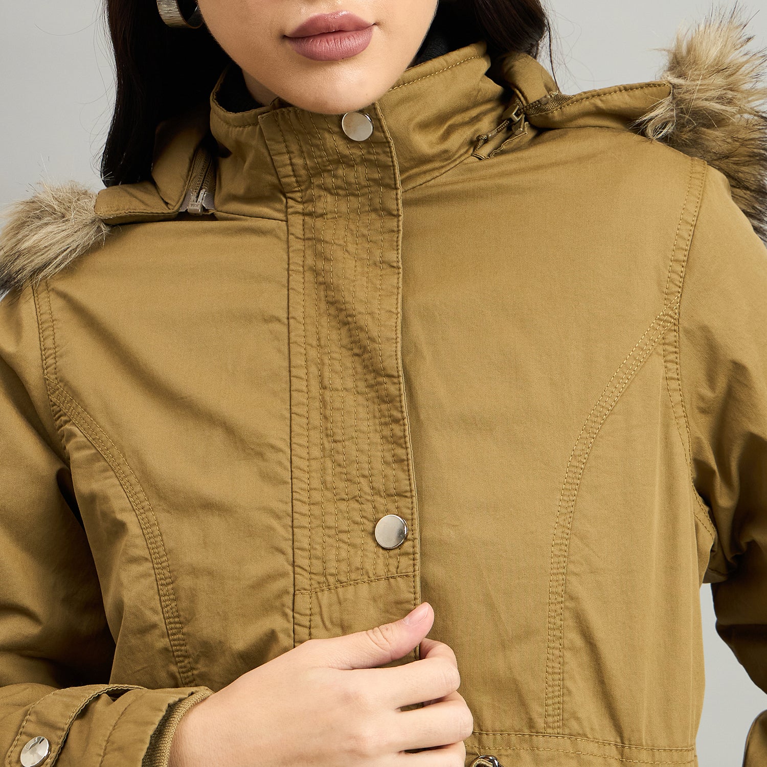 Duke Urban Women Short Style Hooded Bomber Jacket (SDZ4050R)