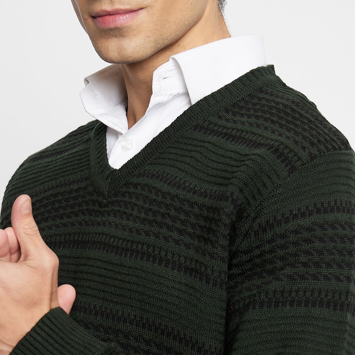 Duke Urban Men Full Sleeve V Neck Sweater (SDS2045)