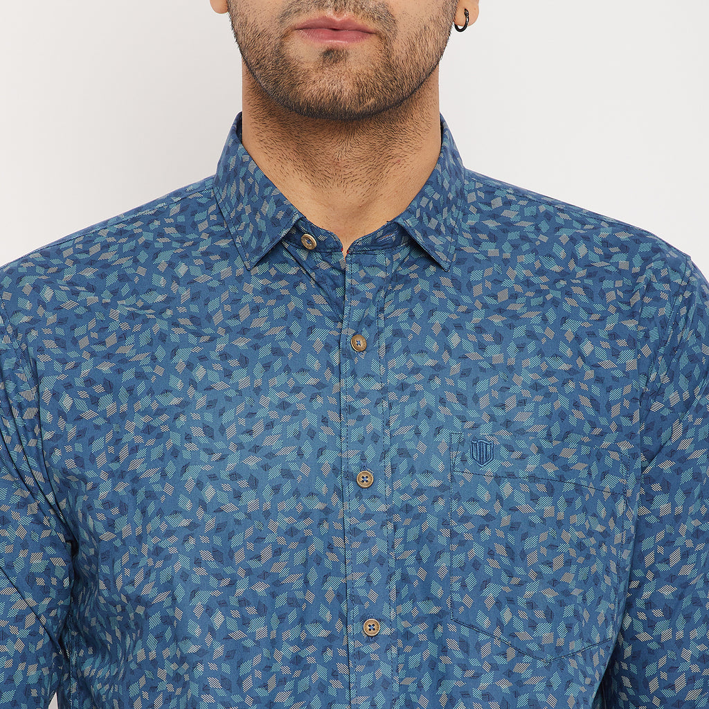 Duke Men Stardust Cotton Full Sleeve Shirt (SDO8PRS)