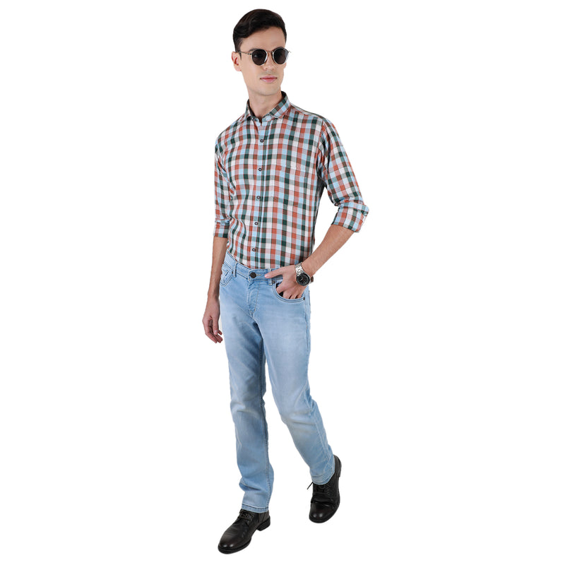 Duke Urban Men Full Sleeve Cotton Shirt (SDO8CKTX)