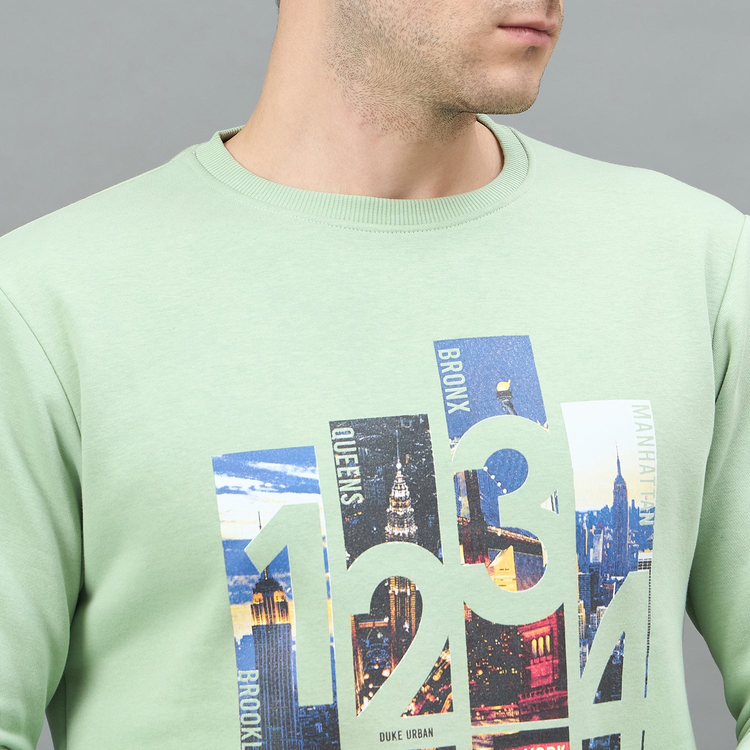 Duke Urban Men Round Neck Full Sleeve Sweatshirt (MLF6342)