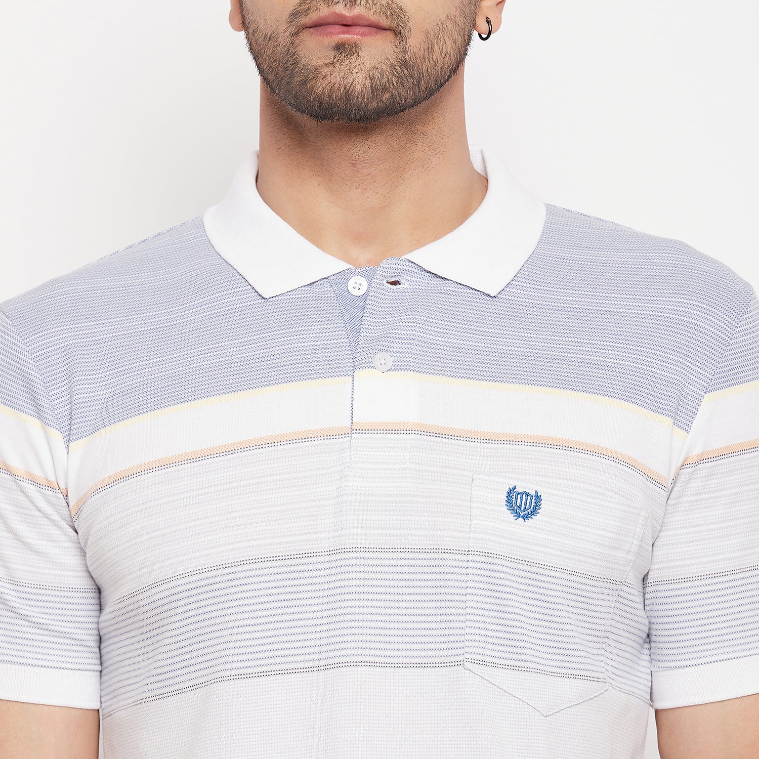Duke Stardust Men Half Sleeve Polo Neck Cotton T-shirt (LF7016)