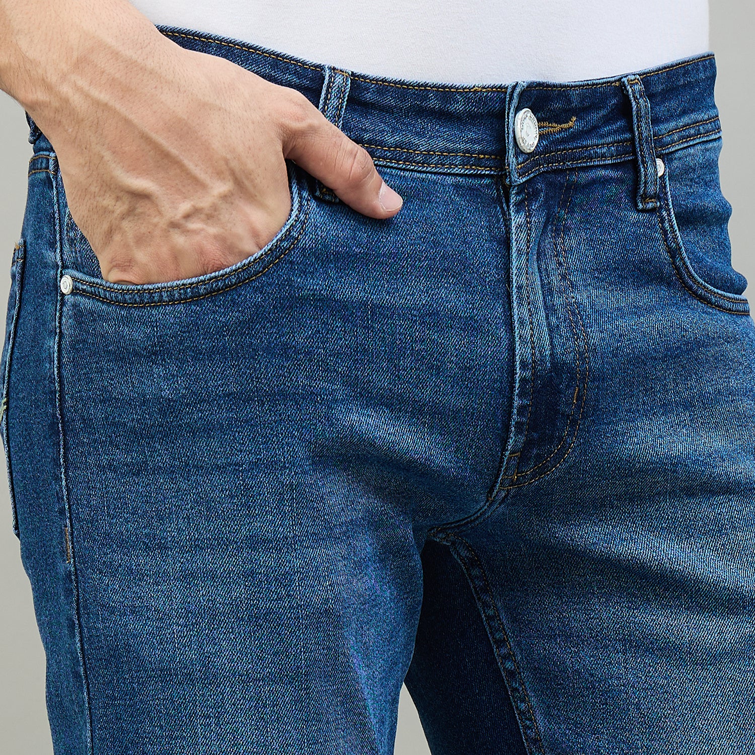 Duke Urbban Men Comfort Fit Stretchable Jeans (SDD9266C)