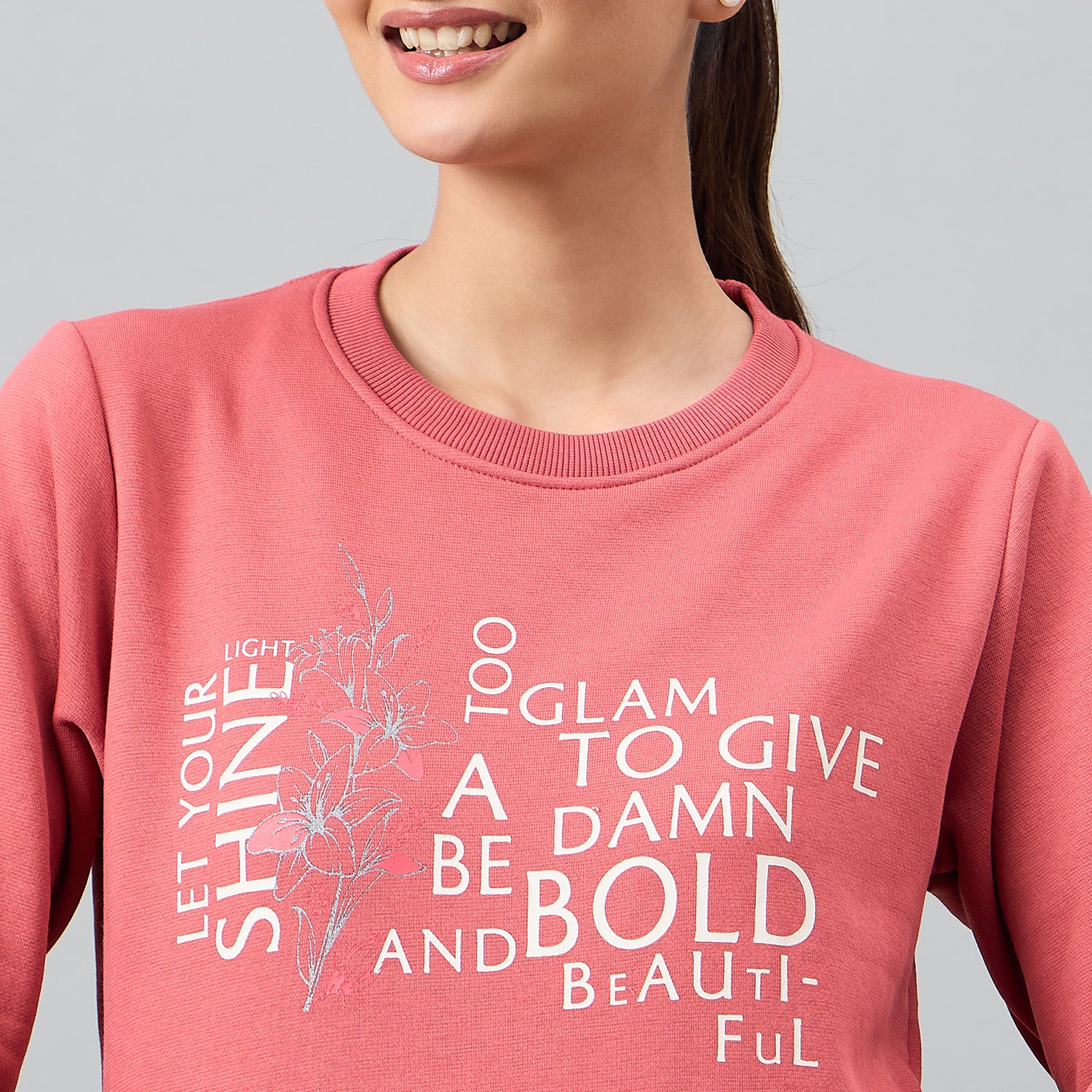 Duke Urban Women Full Sleeve Round Neck Sweatshirt (LFX955)