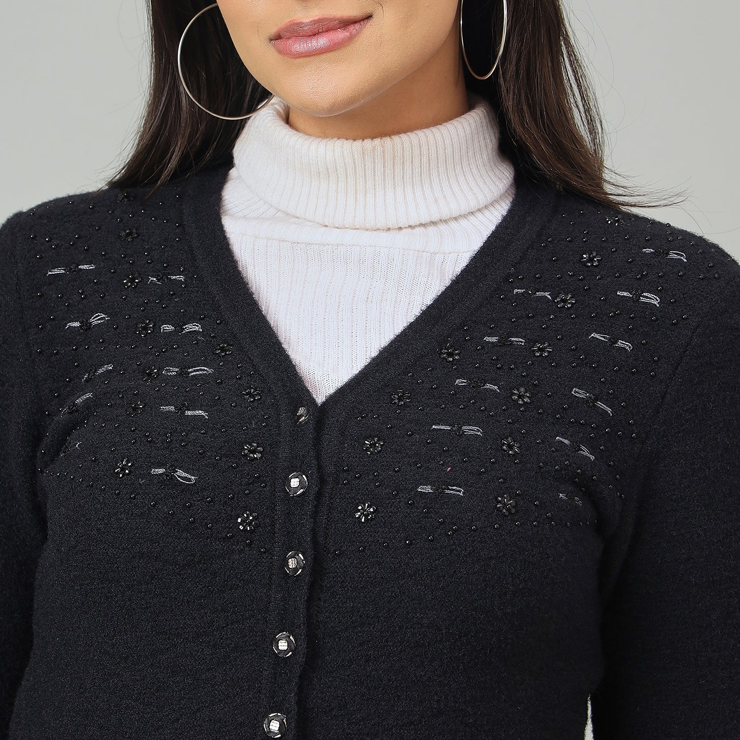 Duke Urban Women Front Open Short Sweater (SDS1407)