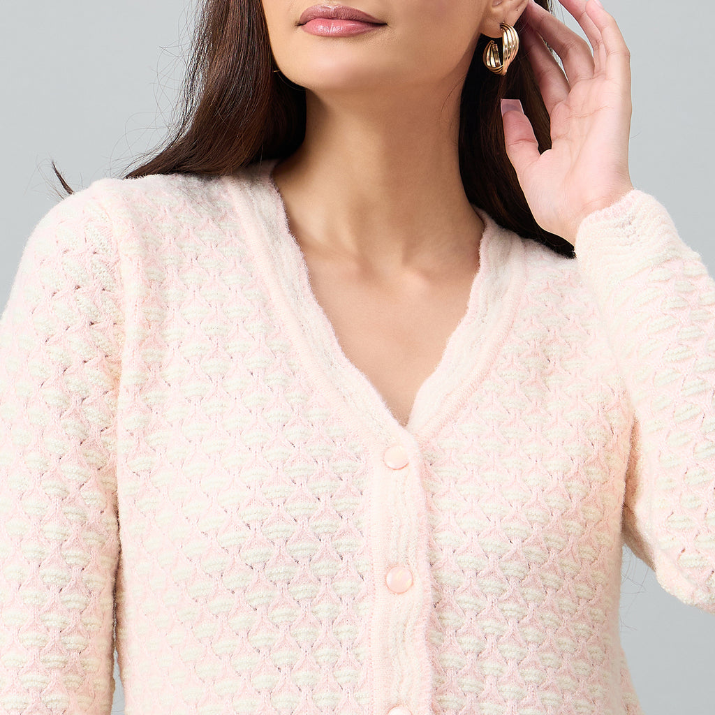 Duke Urban Women Full Sleeve Front Open Regular Cardigan (SDS1287)