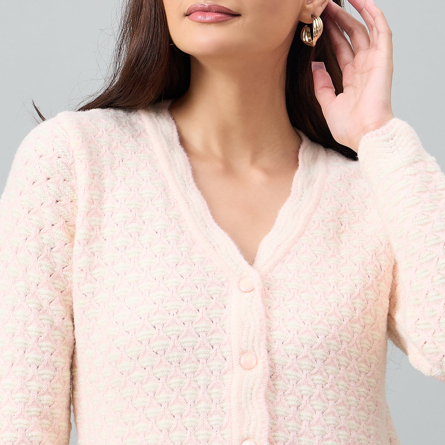 Duke Urban Women Full Sleeve Front Open Regular Cardigan (SDS1287)