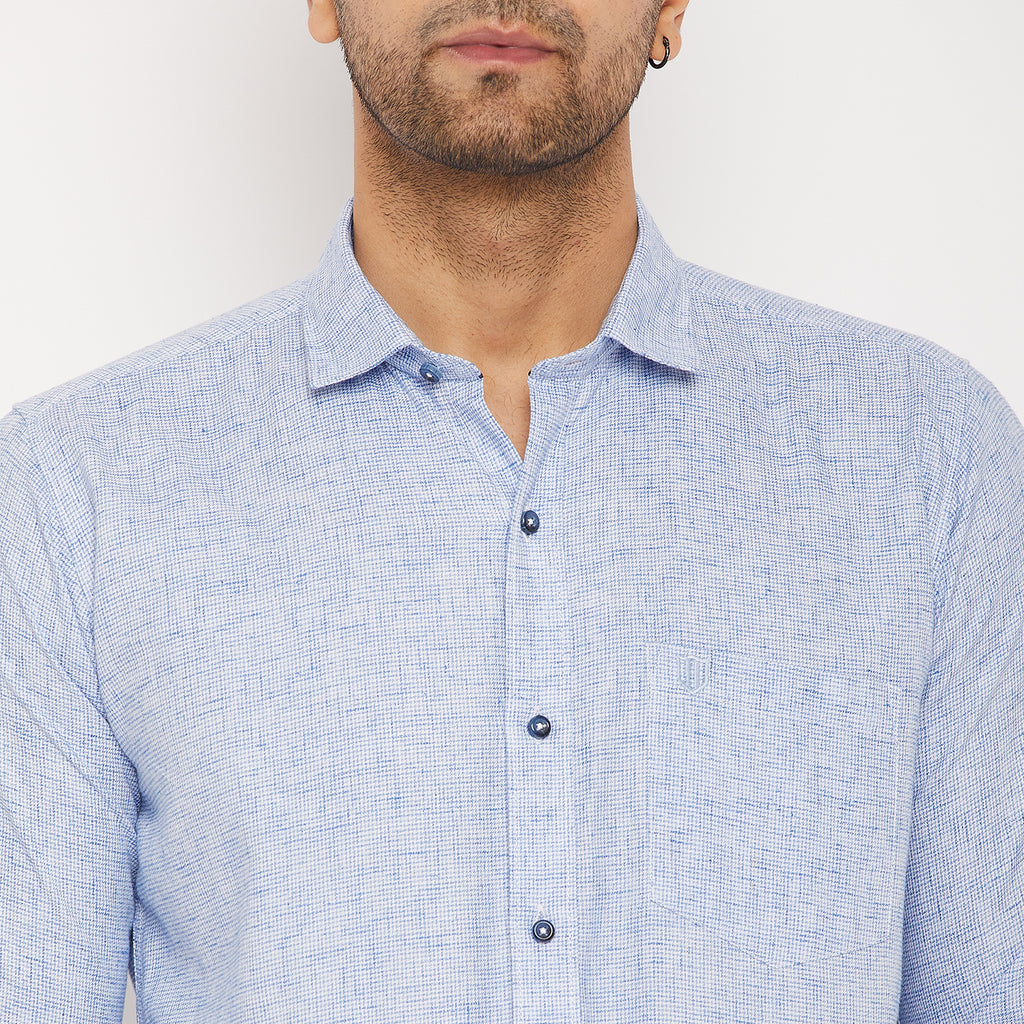 Duke Men Stardust Cotton Full Sleeve Shirt (SDO8PCDL)