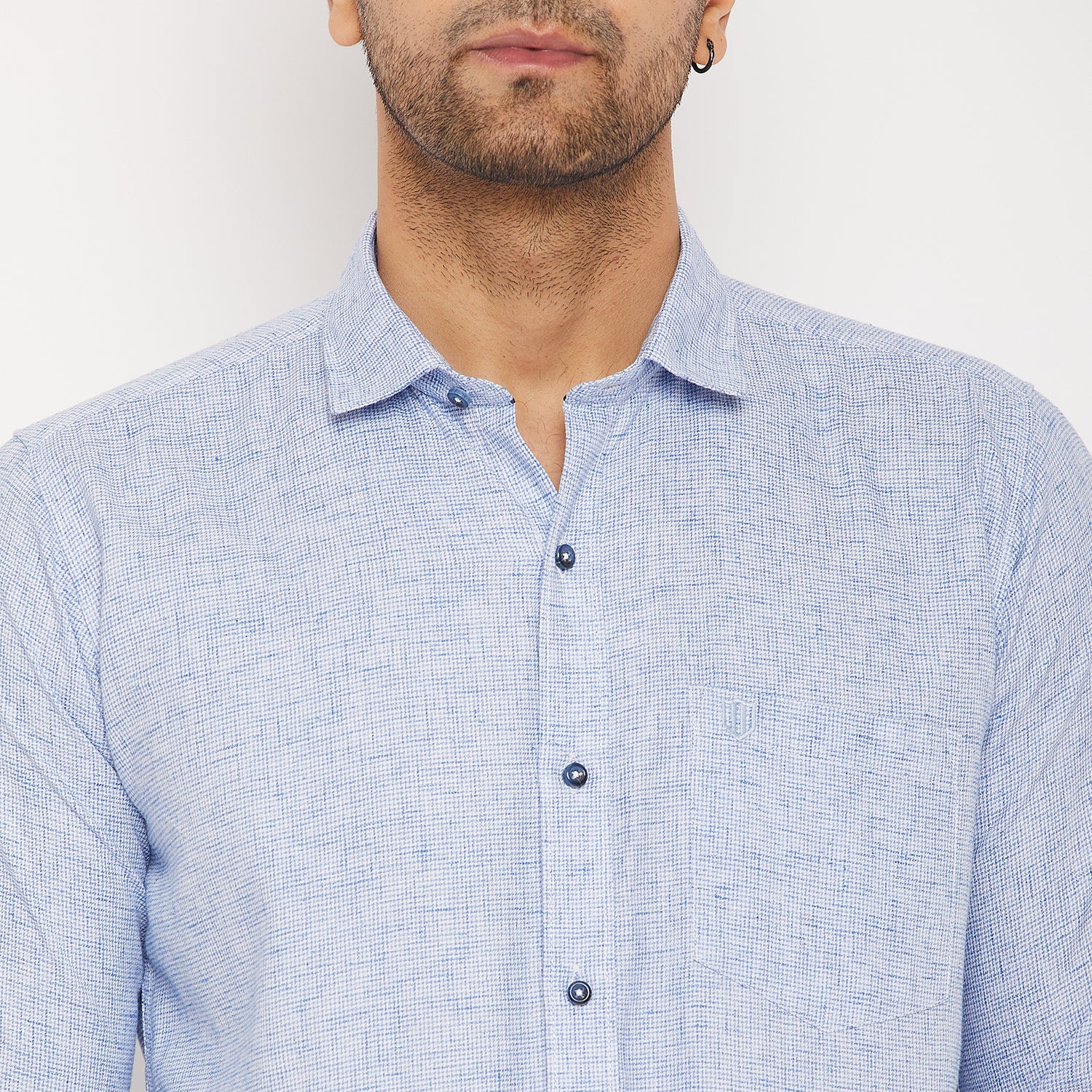 Duke Men Stardust Cotton Full Sleeve Shirt (SDO8PCDL)