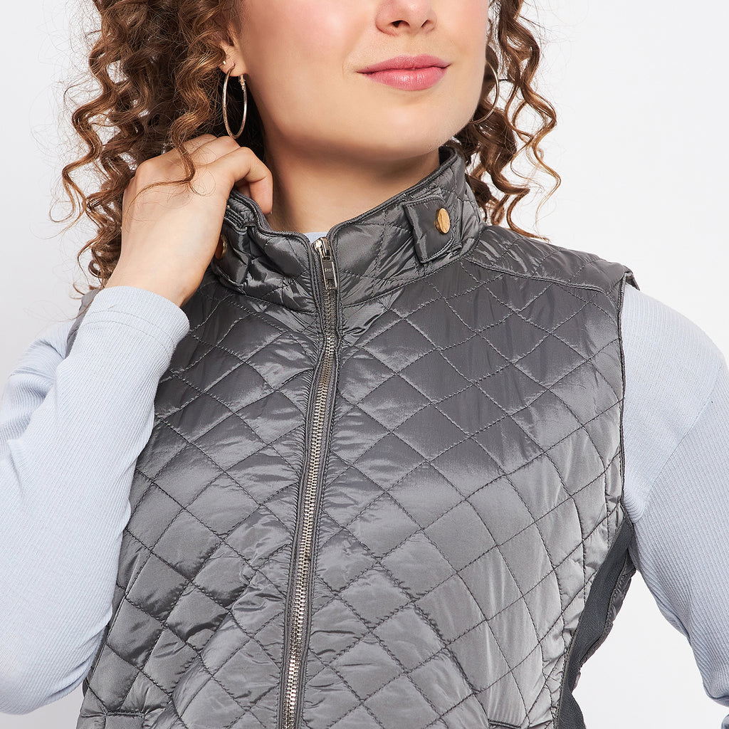 Duke Urban Women Sleeveless Jacket (SDZ6736)