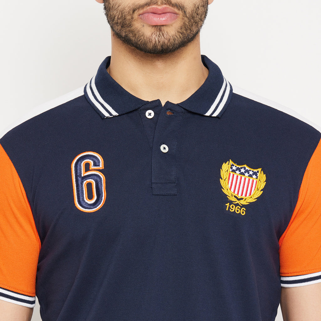 Duke Stardust Men Half Sleeve Polo Neck Cotton T-shirt (3965)