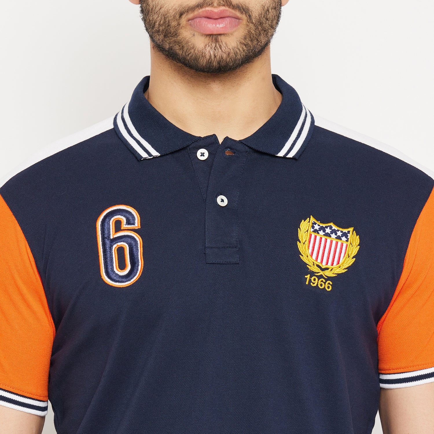 Duke Stardust Men Half Sleeve Polo Neck Cotton T-shirt (3965)