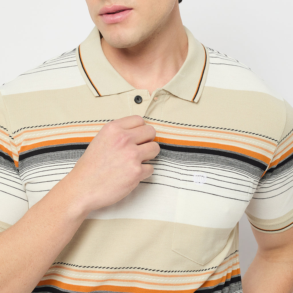 Duke Urban Men Half Sleeve Cotton Polo Tshirt (LF7384)