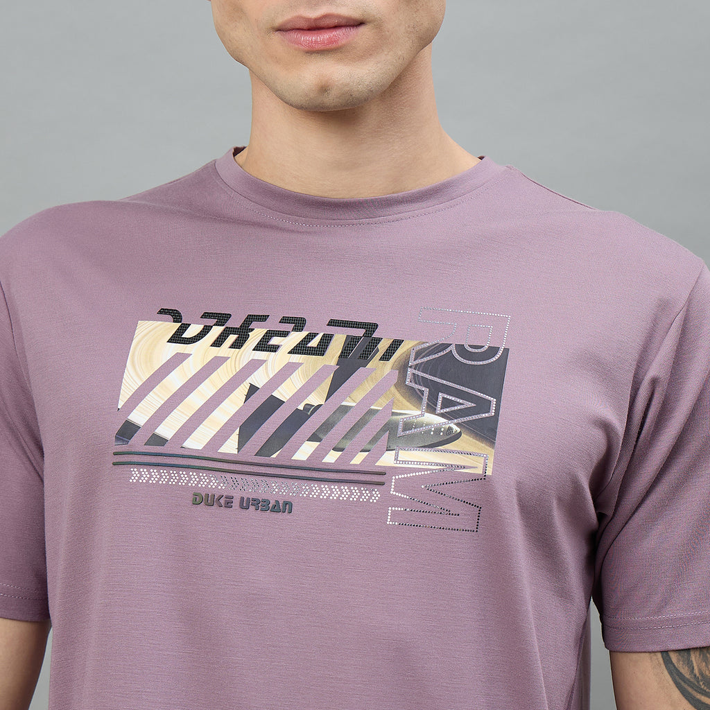 Duke  Urban Men Round Neck Half Sleeve Slim T-Shirt (LF7520)