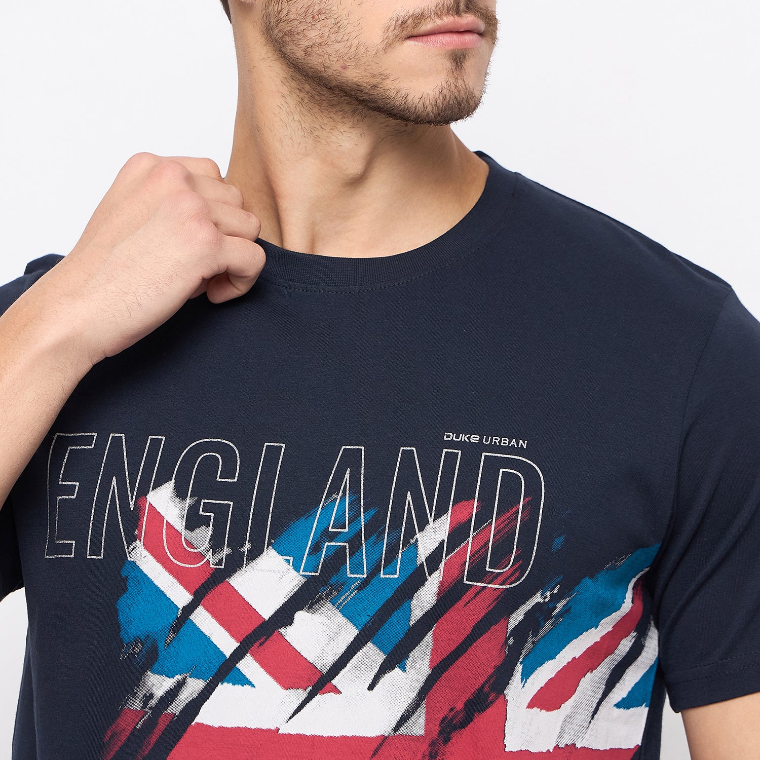 Duke Urban Men Half Sleeve Cotton T-Shirt (MLF7223)
